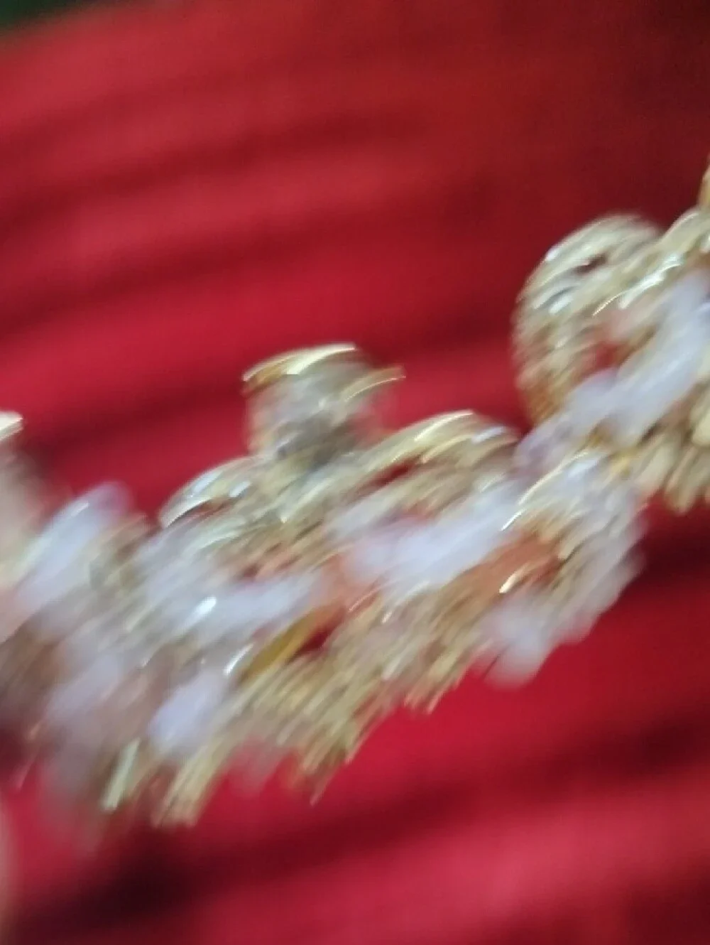 Gold and White Crystal Decorative Tiara - Women Accessories Princessa Crown